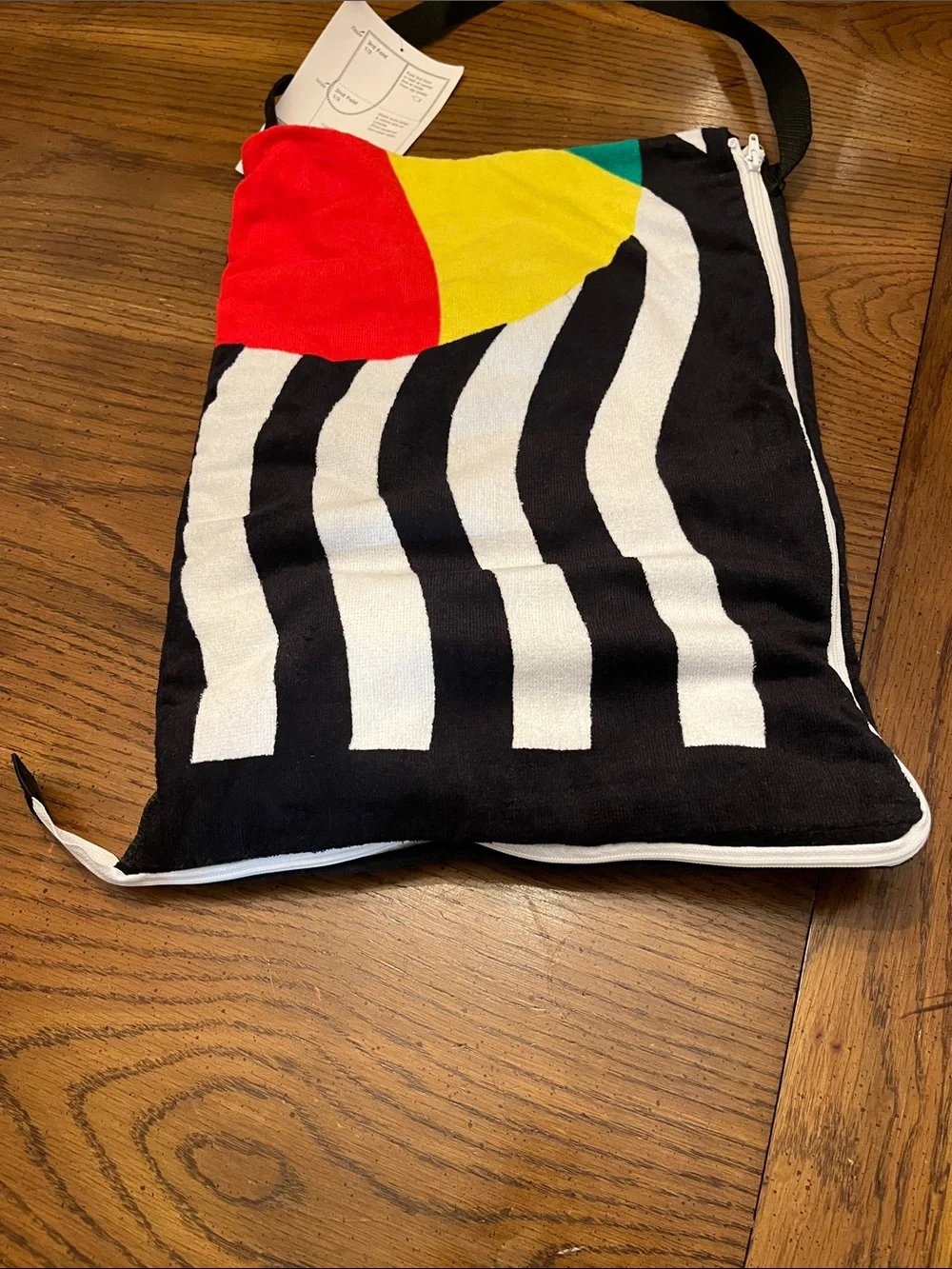 Terry travel vibrant black